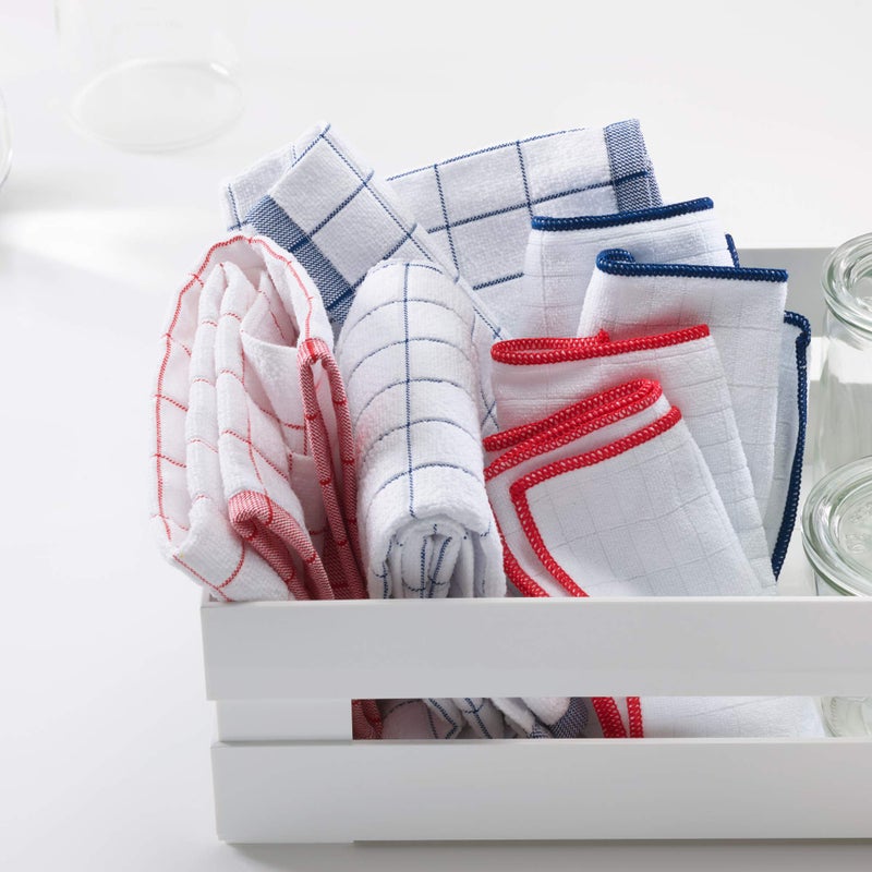 E-Cloth Reusable Paper Towel Replacement Cloth, Premium Microfiber Cleaning Cloths Ideal for Cleaning Up Spills on Countertops, Alternative to Paper Towels, 100 Wash Guarantee, 4 Count - Image 5